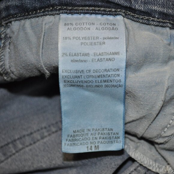 Levi Signature womens blue jeans modern boot cut size 14M (8K) - Picture 8 of 10